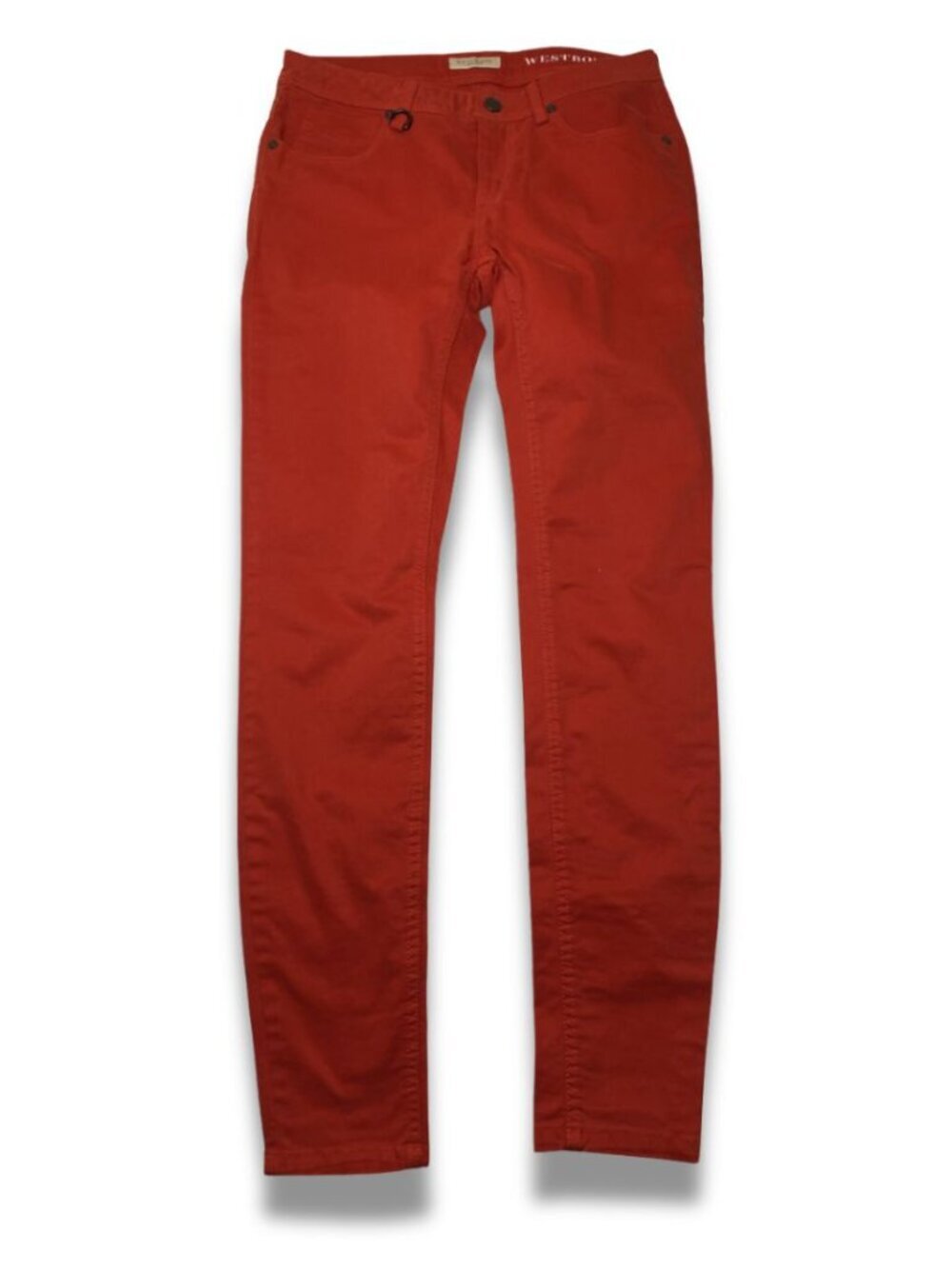 Burberry Brit Westbourne Skinny Ankle Red Jeans Size 28